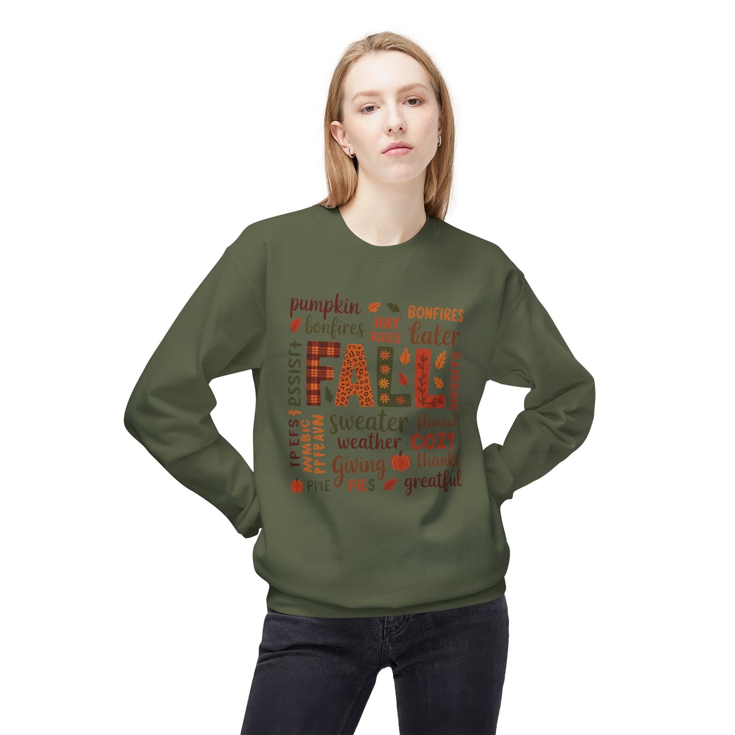 Cozy Fall Sweatshirt | Ideal for Thanksgiving, Autumn Vibes, Seasonal Relaxation, Harvest Celebrations, Festive Gatherings