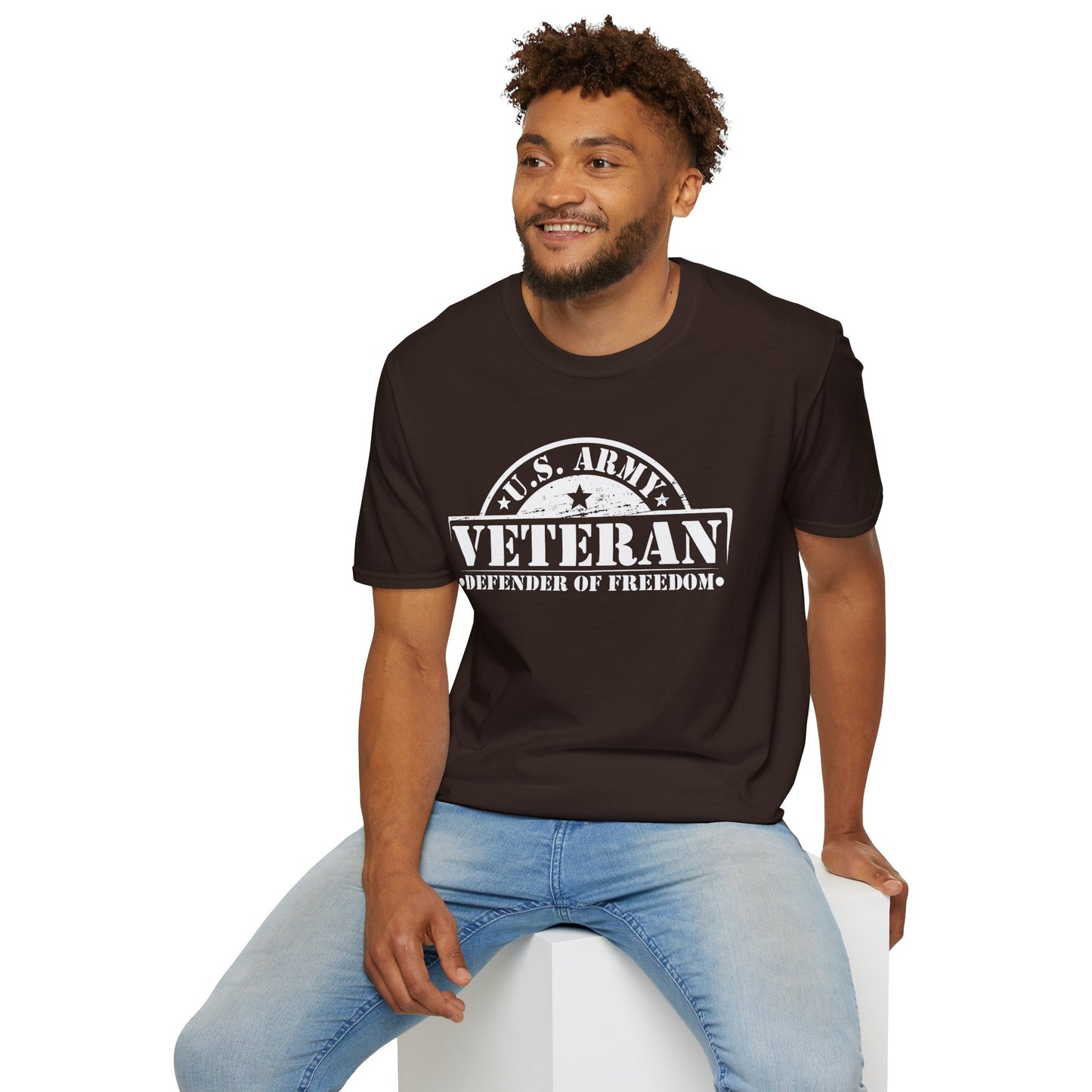 Veteran Defender of Freedom T-Shirt, Unisex Military Shirt, Army Pride Tee, Gift for Veterans, Patriotic Apparel, Memorial Day Shirt