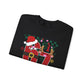 Festive Santa Crewneck Sweatshirt - Holiday Cheer