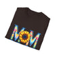 Colorful Mom Sunflower T-Shirt - Perfect Gift for Mother's Day, Birthday, Family Gatherings, Stylish Summer Wear