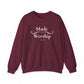 Made to Worship Sweatshirt - Psalm 92 Christian Crewneck