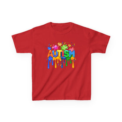 Colorful Autism Awareness Kids Tee, Autism Support T-Shirt, Kids Educational Apparel, Fun Children's Gifts, Family Awareness Shirt