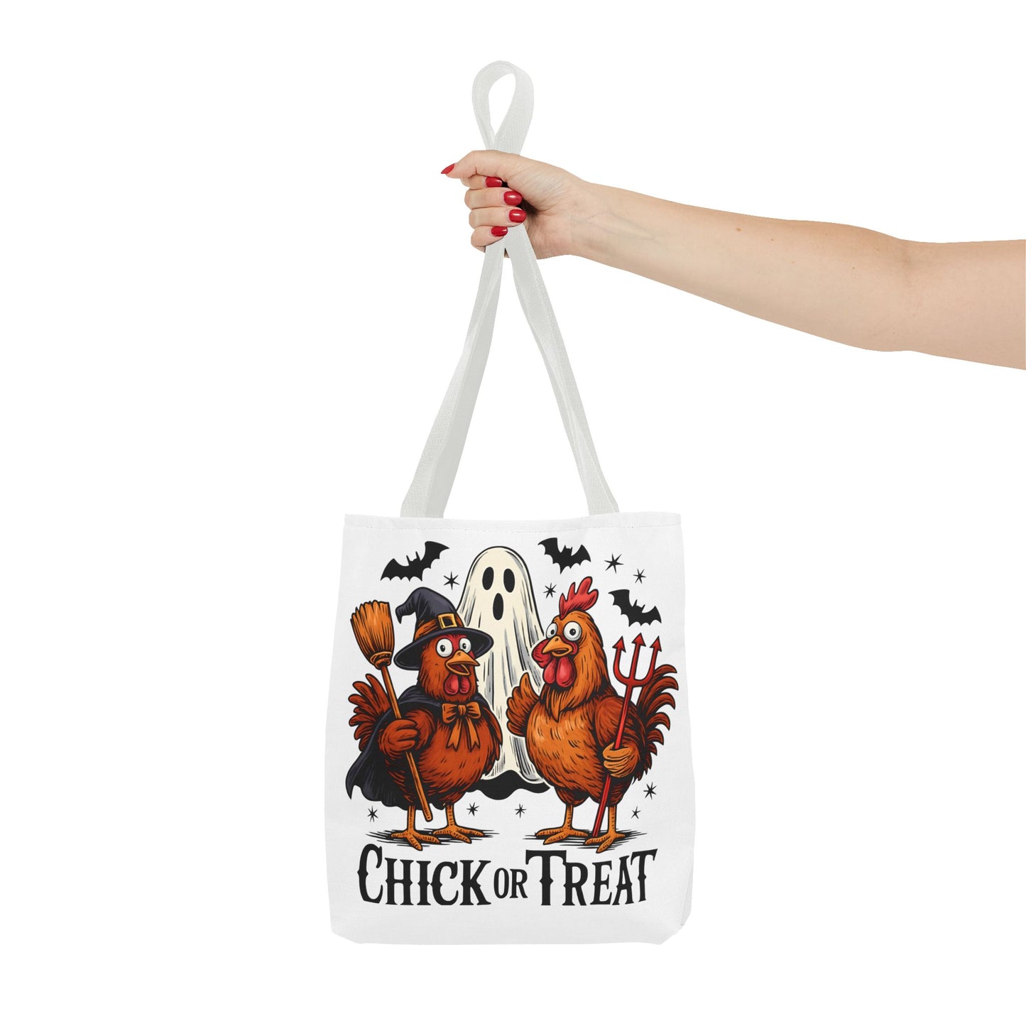 Halloween Chick or Treat Tote Bag