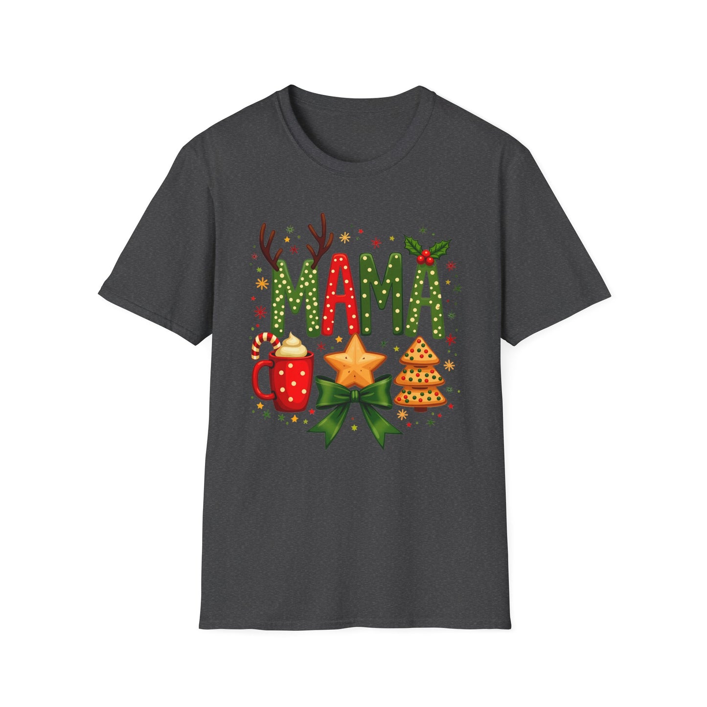 Mama Christmas T-Shirt for Holiday Cheer