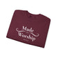 Made to Worship Sweatshirt - Psalm 92 Christian Crewneck