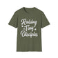 Raising Tiny Disciples Unisex Softstyle T-Shirt, Comfortable T-Shirt, Family Reunion Gift, Casual Wear, Faith-Based Apparel, Cute Kids Theme