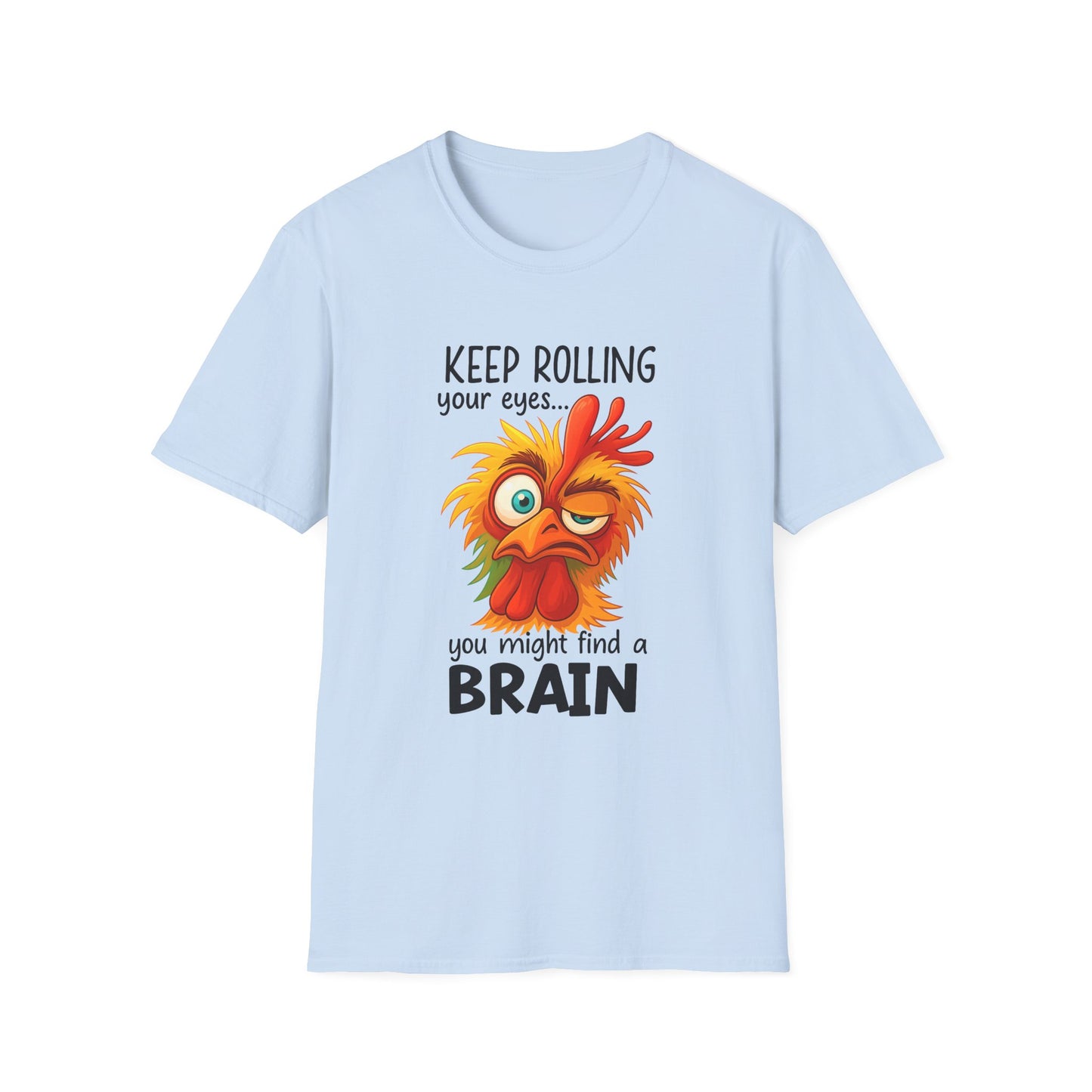 Funny Unisex T-Shirt with Chicken Design, Humor Tee, Gifting Idea, Casual Wear, Ideal for Friends, Birthday T-Shirt, Quirky Apparel