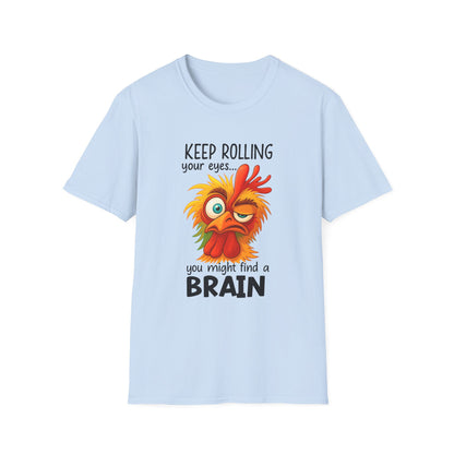 Funny Unisex T-Shirt with Chicken Design, Humor Tee, Gifting Idea, Casual Wear, Ideal for Friends, Birthday T-Shirt, Quirky Apparel