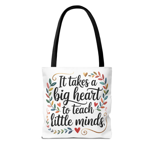 Heartfelt Teacher Tote Bag - Perfect Gift for Educators, Back to School, Teacher Appreciation, Eco-Friendly, Classroom Supplies