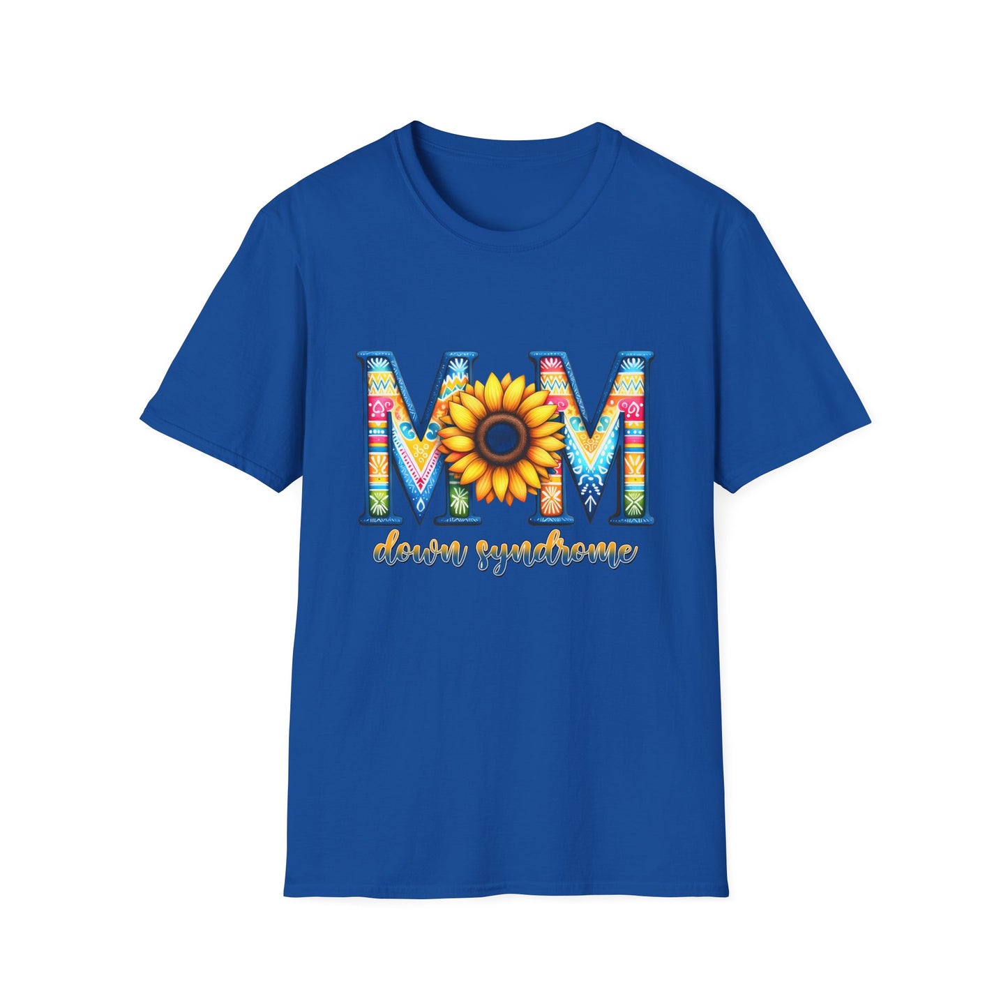 Colorful Mom Sunflower T-Shirt - Perfect Gift for Mother's Day, Birthday, Family Gatherings, Stylish Summer Wear