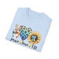 Down Syndrome Awareness T-Shirt, Unisex Graphic Tee, Peace Love T21 Casual Wear, Gift for Awareness Month, Sunshine Heart Design