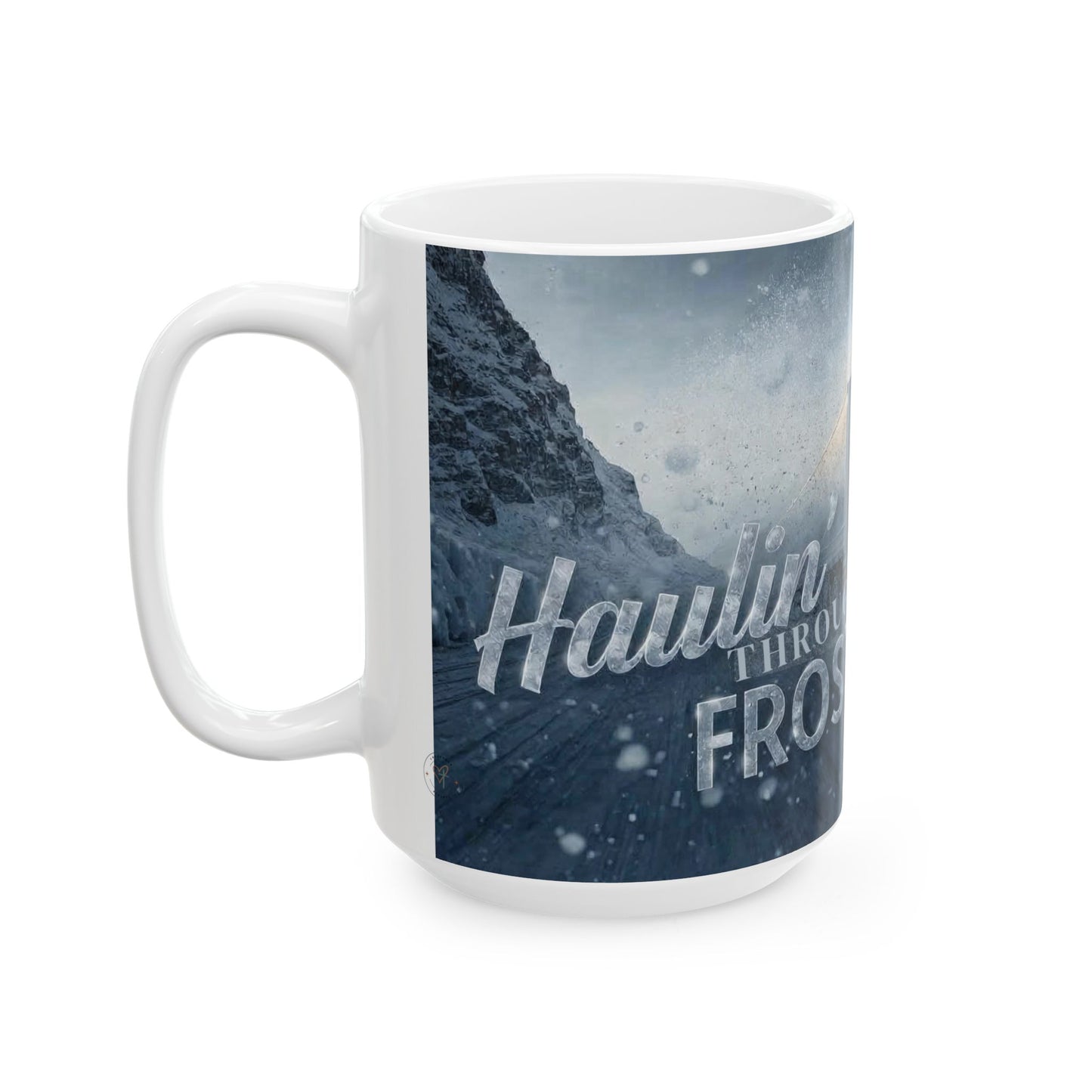Winter Trucking Ceramic Mug