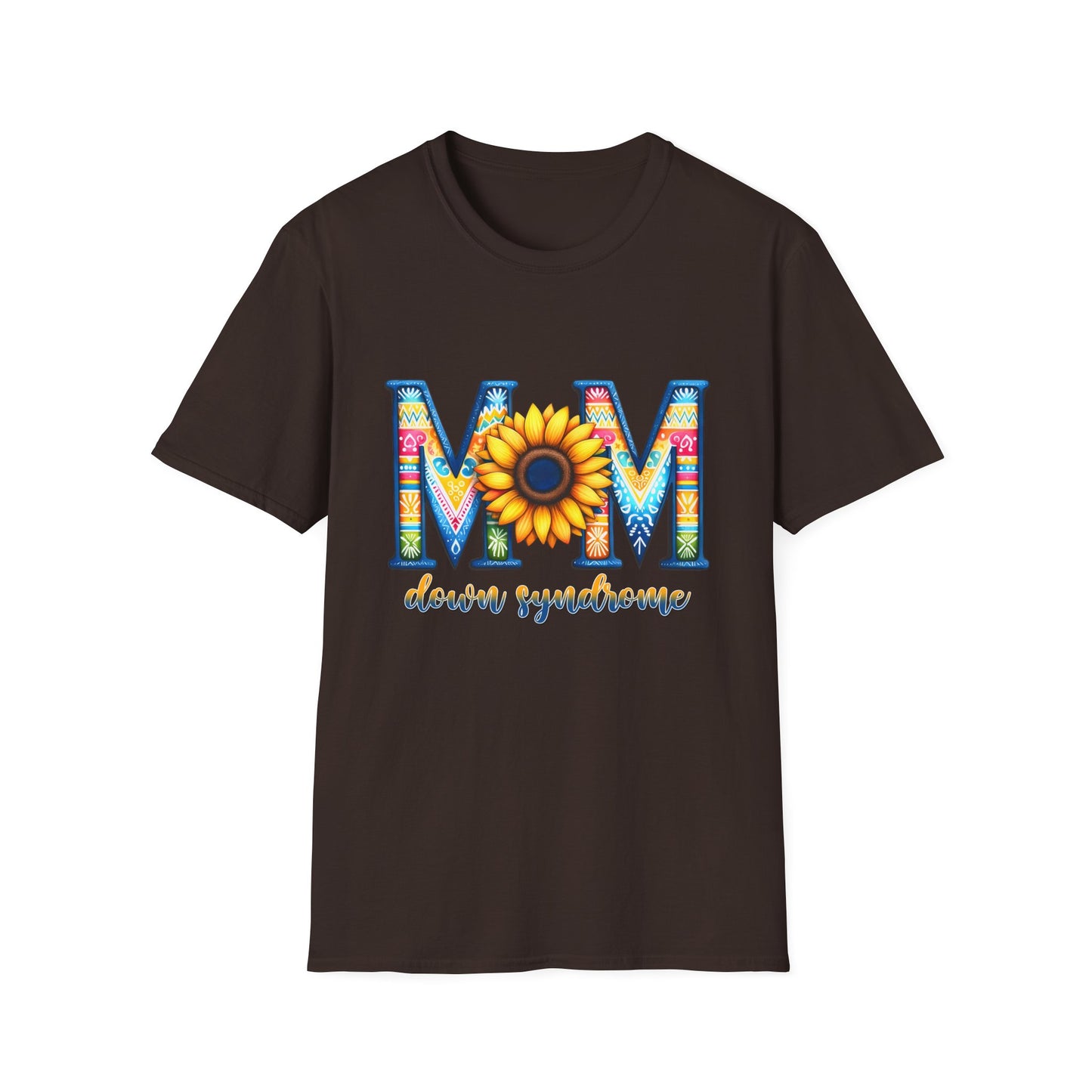 Colorful Mom Sunflower T-Shirt - Perfect Gift for Mother's Day, Birthday, Family Gatherings, Stylish Summer Wear