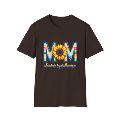 Colorful Mom Sunflower T-Shirt - Perfect Gift for Mother's Day, Birthday, Family Gatherings, Stylish Summer Wear