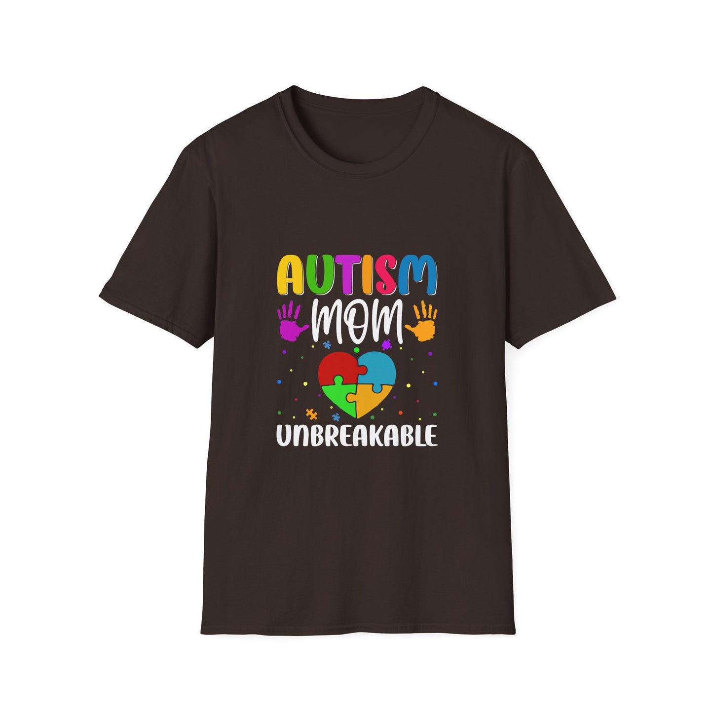 Unisex Autism Mom T-Shirt, Support Autism Awareness, Gift for Moms, Unbreakable Love, Inspirational Tee