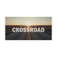 Crossroad Inspirational Canvas Wall Art — "God Meets You at the Crossroad" Matte Stretched Print