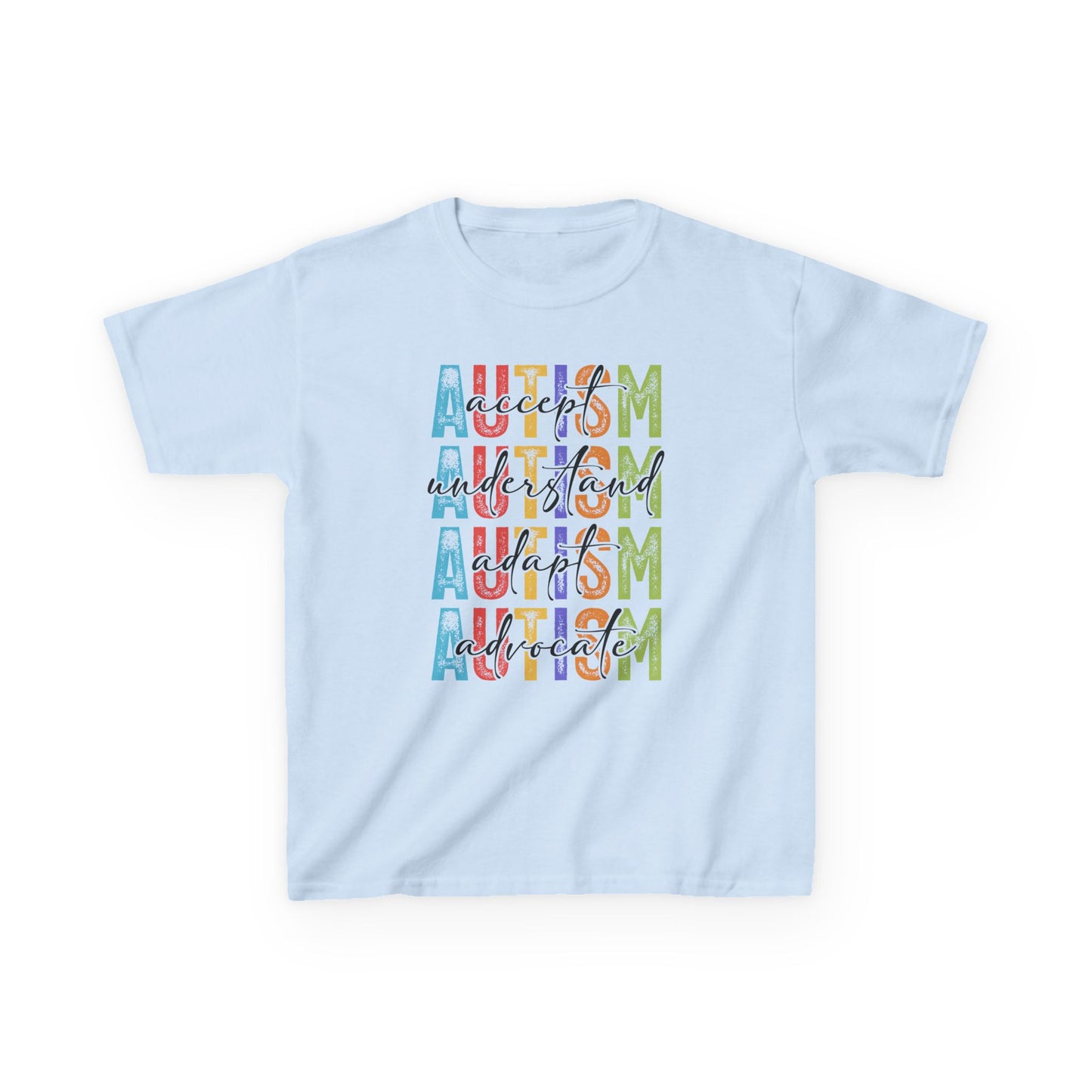 Colorful Autism Awareness Kids Tee, Support Autism, Gift for Kids, Inclusive Fashion, Awareness Month, Fun T-Shirt