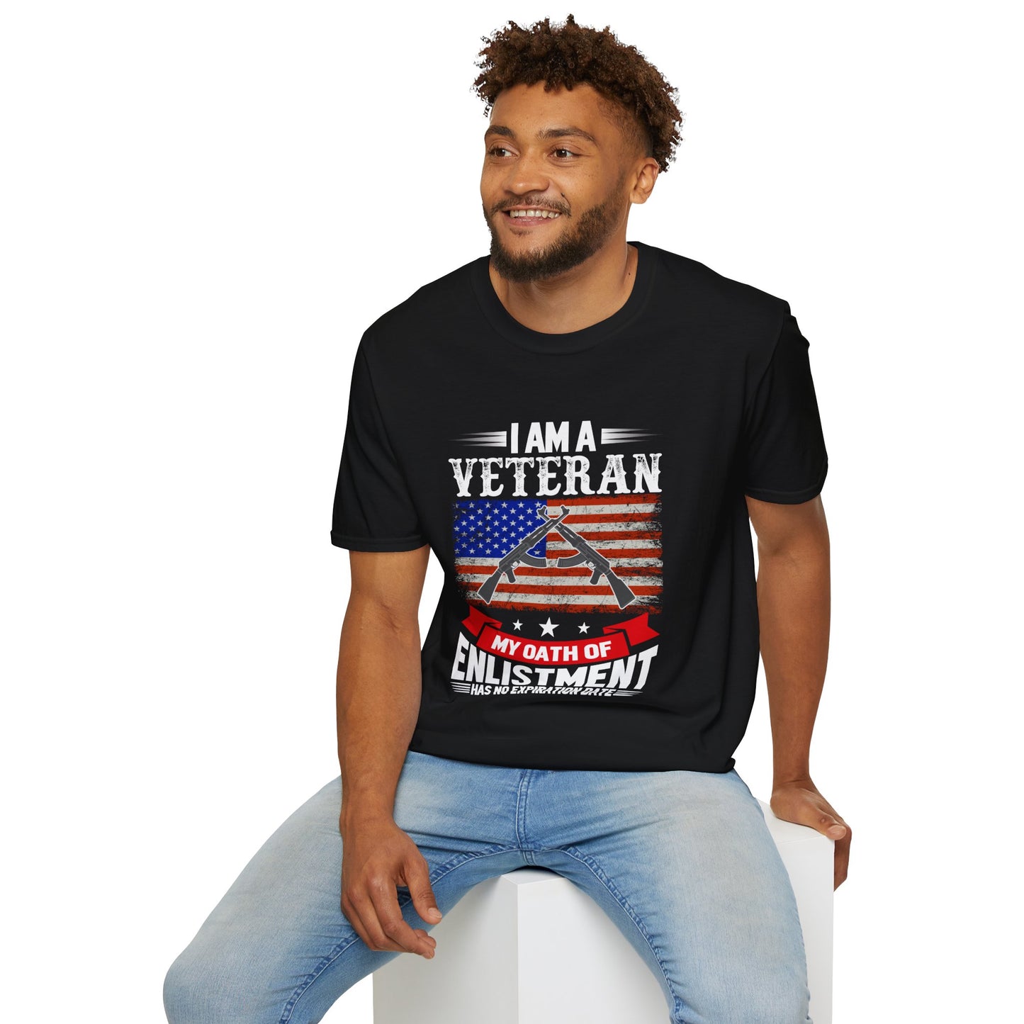 Patriotic Oath T-Shirt, Unisex Fashion Tee, July 4th Gift, Veteran Support Shirt, Casual Everyday Wear