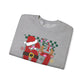 Festive Santa Crewneck Sweatshirt - Holiday Cheer