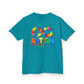 Colorful Autism Awareness Kids Tee, Bright Rainbow Tee, Support, Understand, Love, Gift for Autism Month, Kids Apparel