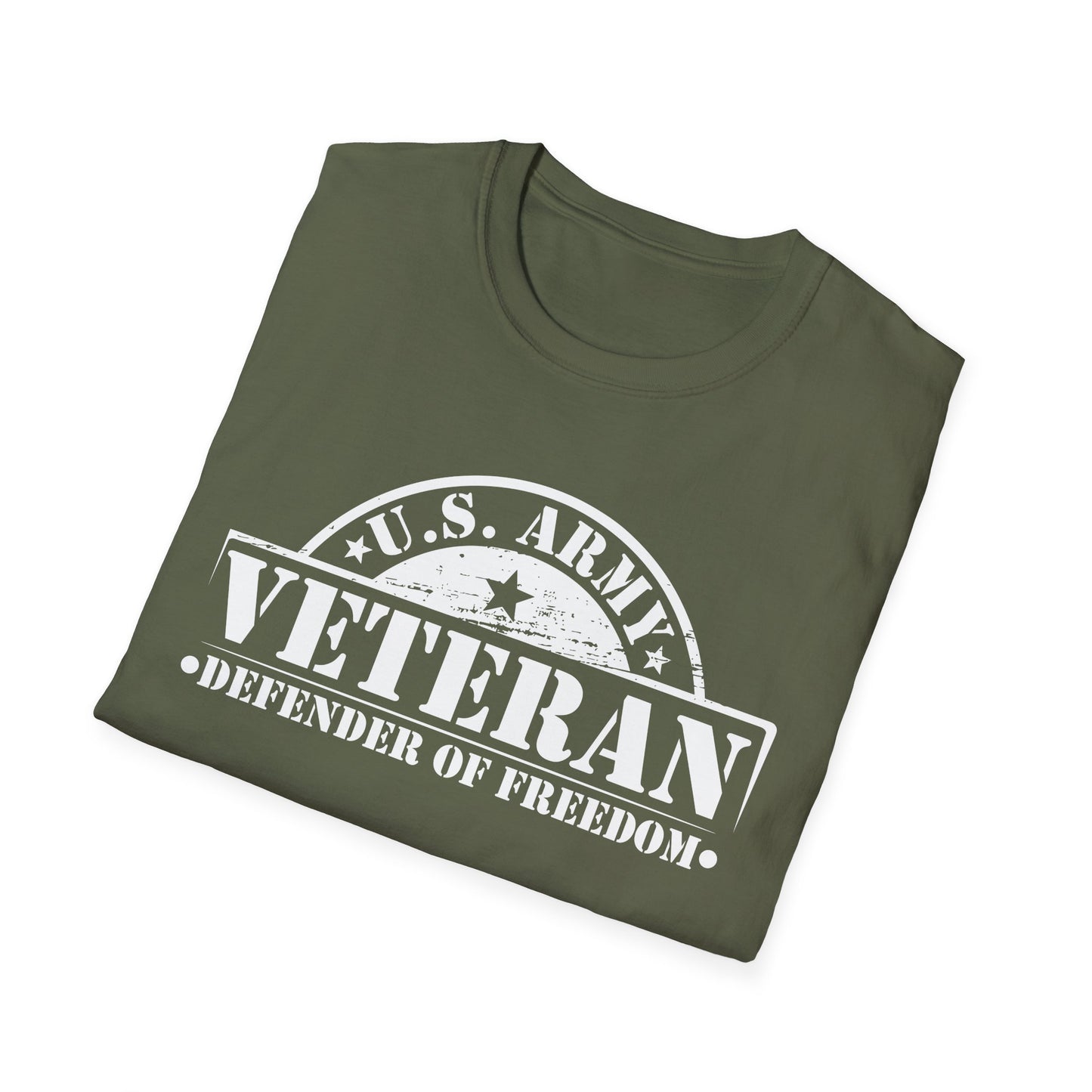 Veteran Defender of Freedom T-Shirt, Unisex Military Shirt, Army Pride Tee, Gift for Veterans, Patriotic Apparel, Memorial Day Shirt