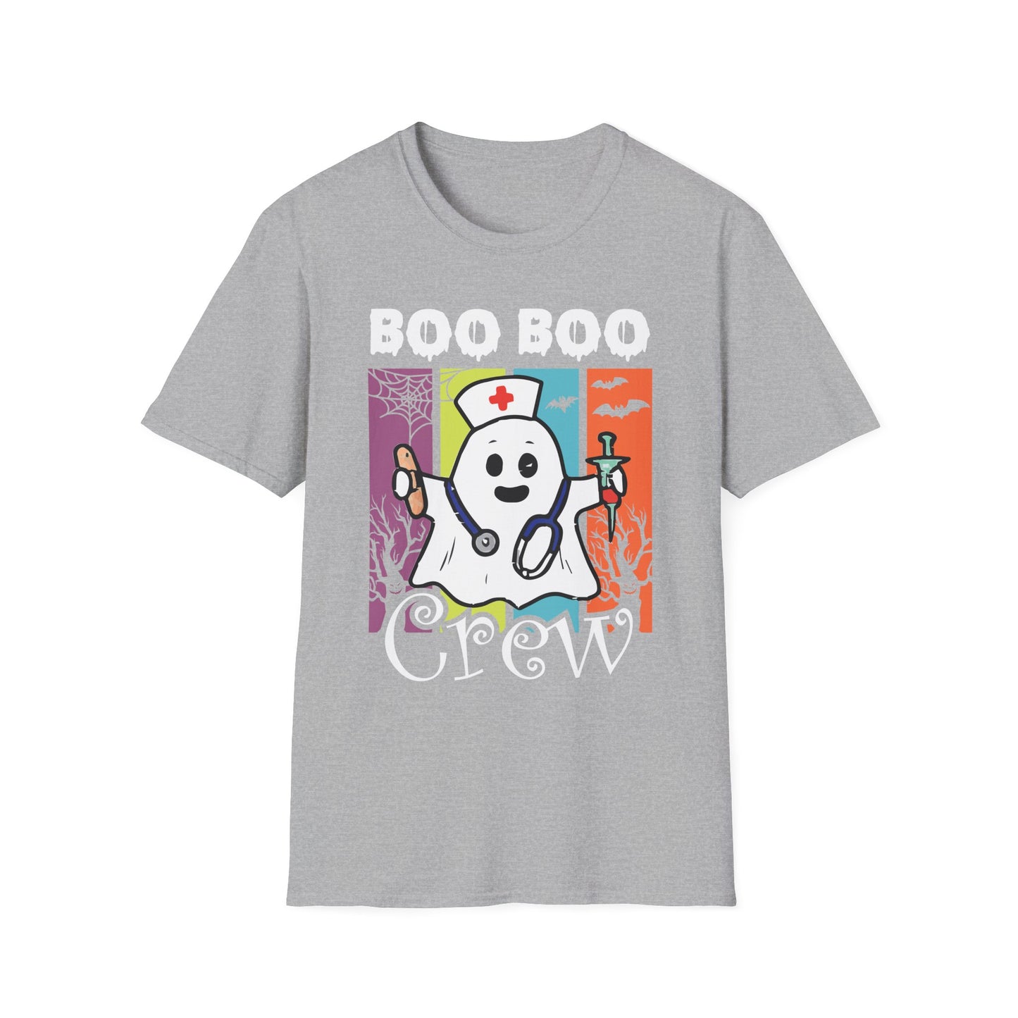 Boo Boo Crew Halloween T-Shirt | Unisex Softstyle Tee for Costume Parties, Fun Events, Trick-or-Treating