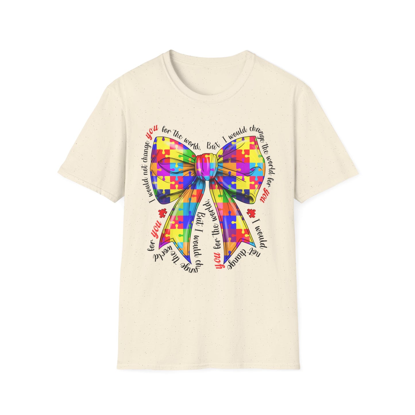 Colorful Bow Graphic Tee for All Celebrations, Unisex Graphic T-Shirt, Gift for Friends, Birthday Tee, Fun Party Shirt