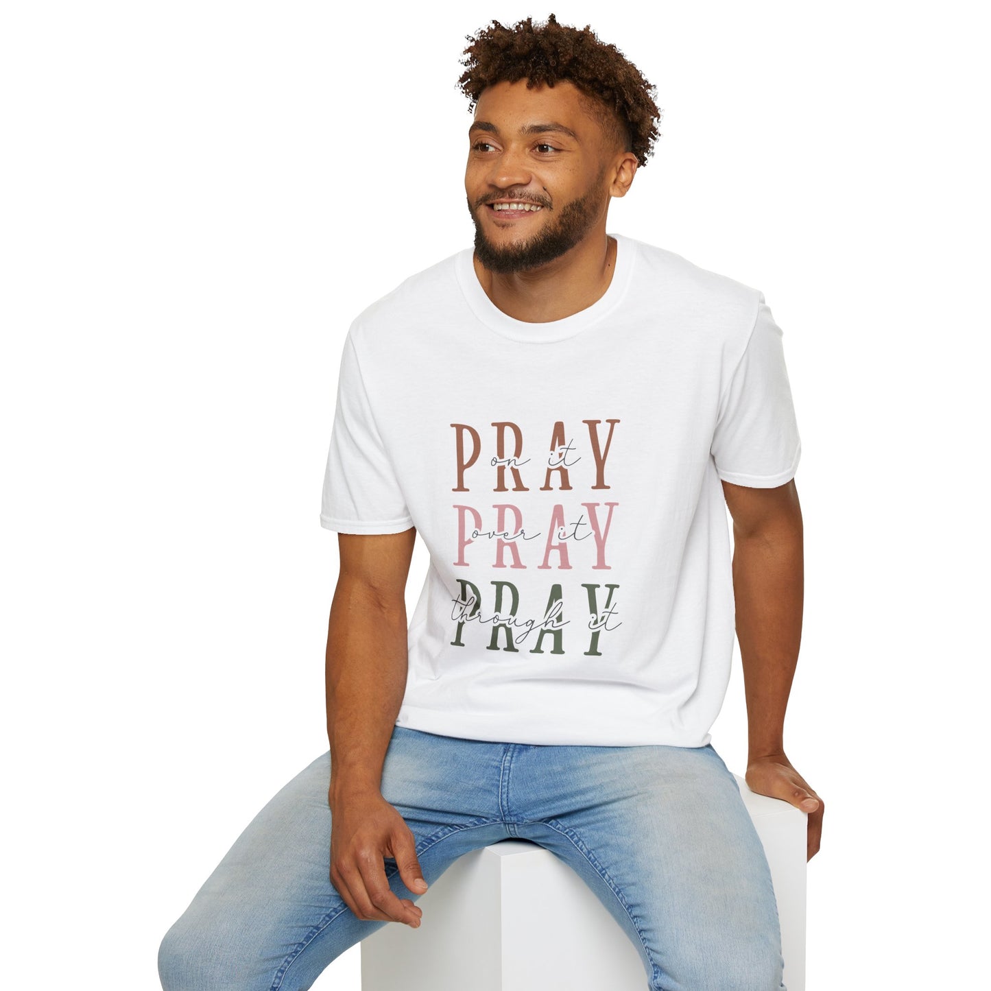Inspirational Prayer T-Shirt - Softstyle Unisex Tee, Faith-Based Apparel, Gift for Believers, Christian T-Shirt, Everyday Wear