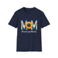 Colorful Mom Sunflower T-Shirt - Perfect Gift for Mother's Day, Birthday, Family Gatherings, Stylish Summer Wear
