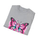 Breast Cancer Awareness Butterfly T-Shirt, Supportive Tee, Unisex Personalized Apparel, Comfort Fit for Awareness Events, Gift for Survivors
