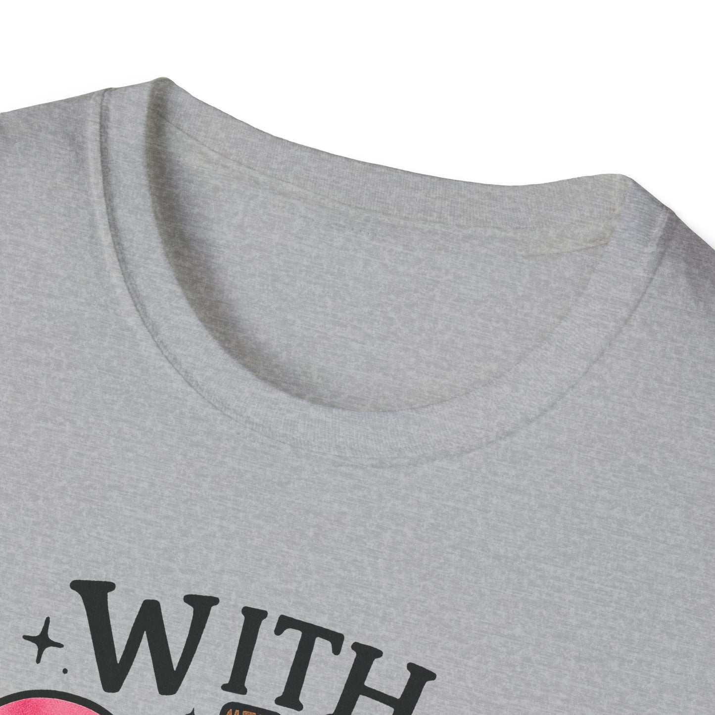 Inspirational Breast Cancer Awareness T-Shirt, Faith Shirt, God Shirt, Support Pink Ribbon, Softstyle Tee