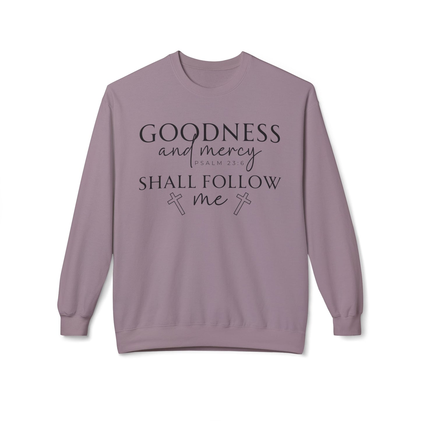 Inspirational Scripture Sweatshirt, Cozy Christian Crewneck, Bible Verse Apparel, Faith-Based Gift, Unisex Fleece Top