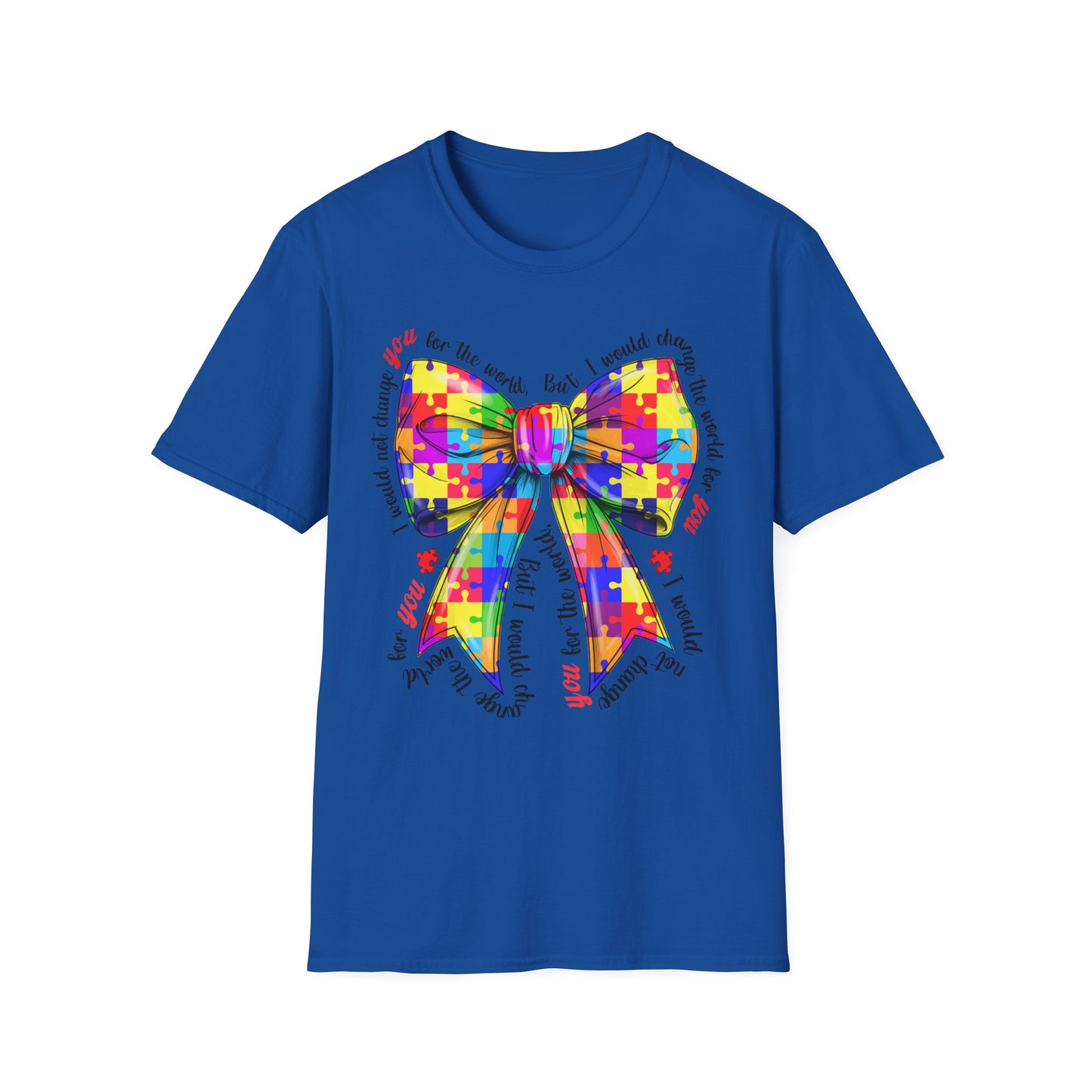 Colorful Bow Graphic Tee for All Celebrations, Unisex Graphic T-Shirt, Gift for Friends, Birthday Tee, Fun Party Shirt