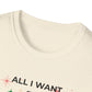 Christmas T-Shirt — "All I Want for Christmas is a Silent Night" Holiday Tee