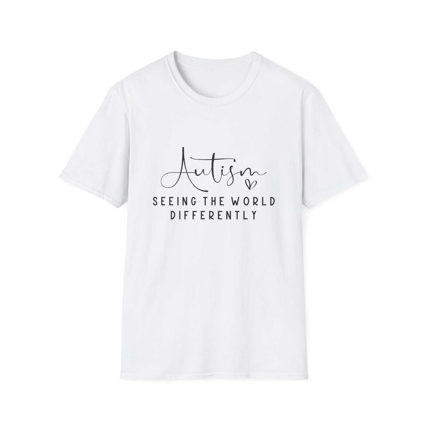 Autism Awareness Unisex Softstyle T-Shirt, See the World Differently Tee, Autism Support Shirt, Gift for Autism Advocacy, Unique [...]