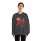 Festive Santa Crewneck Sweatshirt - Holiday Cheer