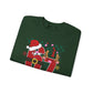 Festive Santa Crewneck Sweatshirt - Holiday Cheer