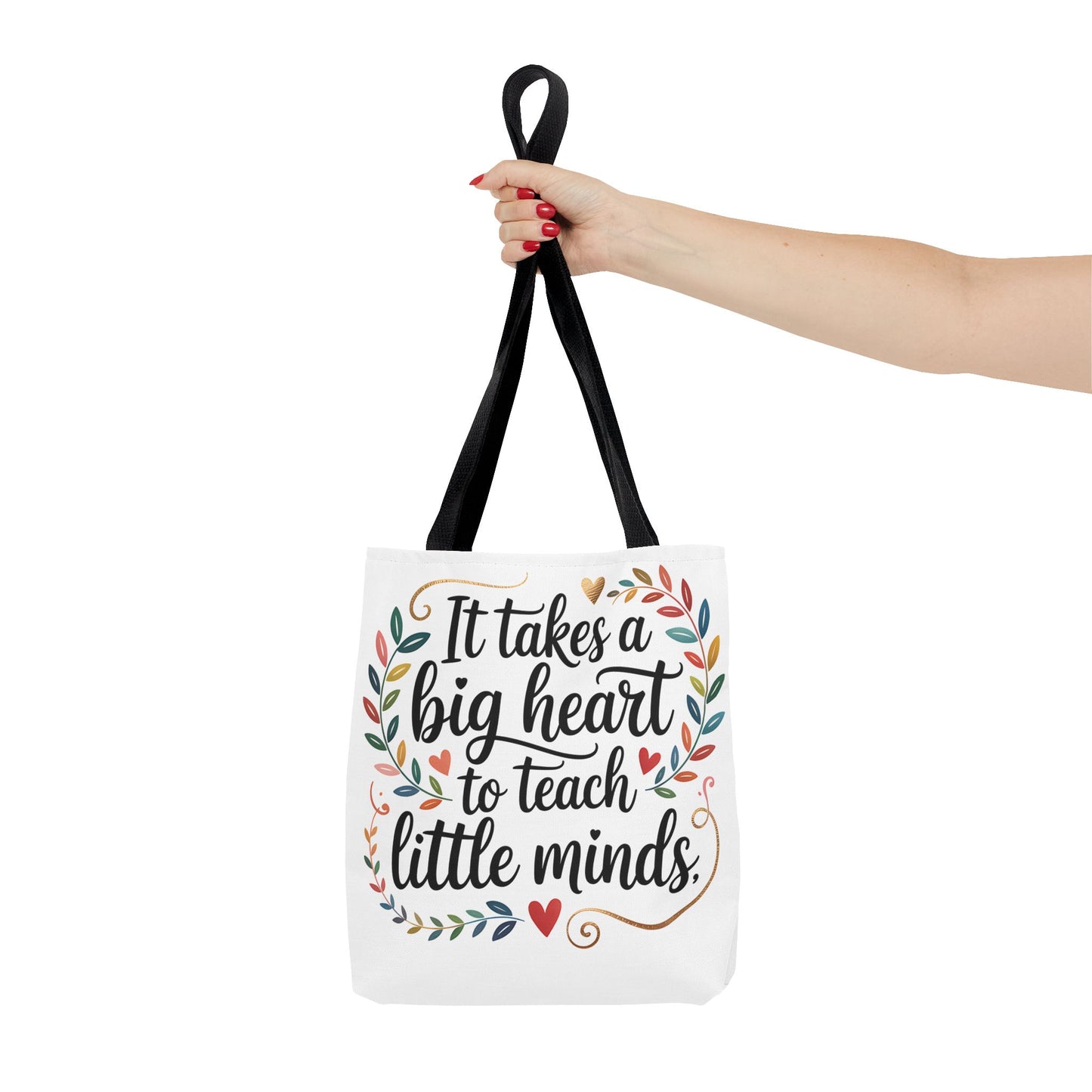 Heartfelt Teacher Tote Bag - Perfect Gift for Educators, Back to School, Teacher Appreciation, Eco-Friendly, Classroom Supplies