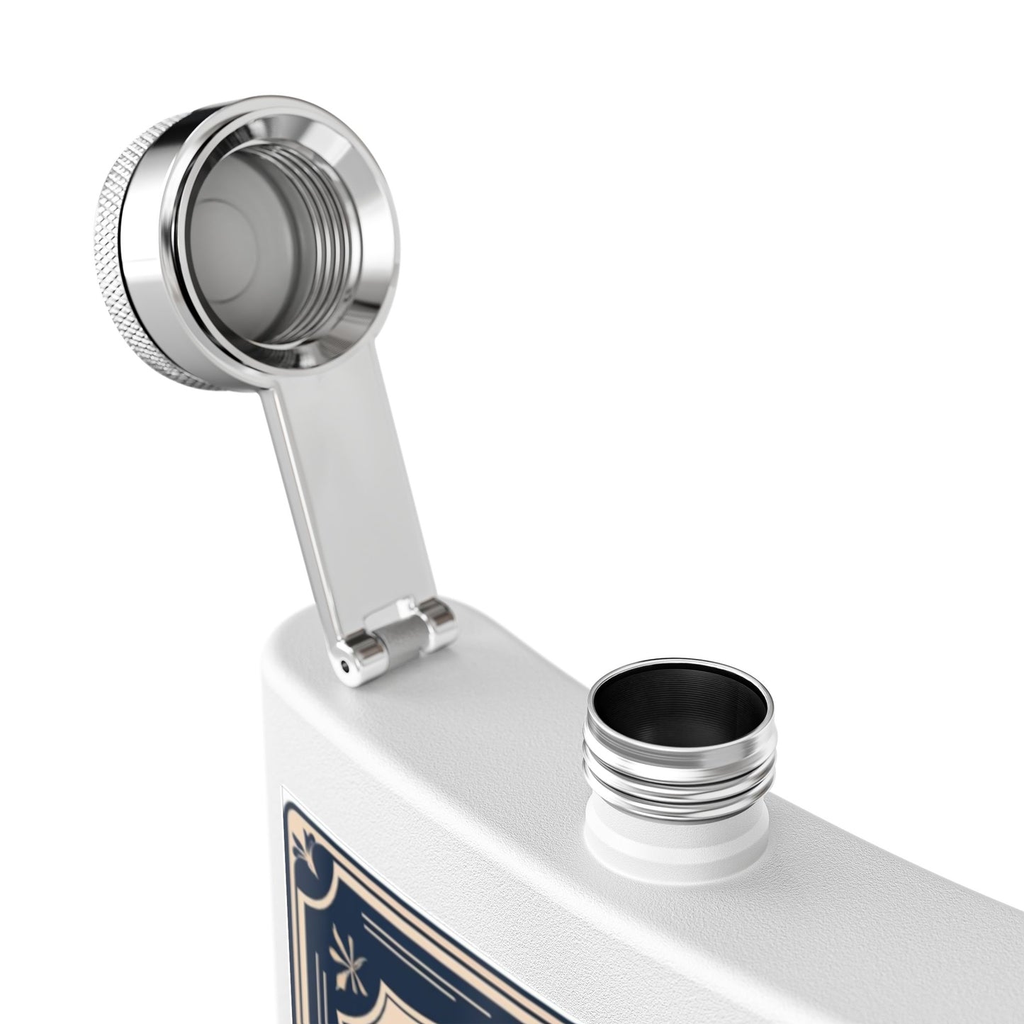 Emergency Hydration Unit Stainless Steel Flask — 6oz Novelty Hip Flask