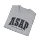 ASAP 'Always Stop And Pray' Graphic T-Shirt — Vintage Collegiate Lettering