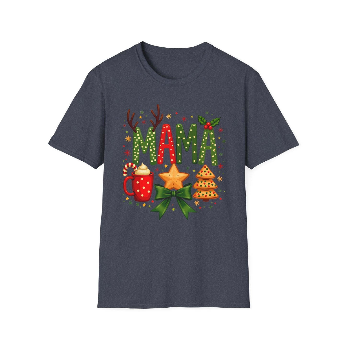 Mama Christmas T-Shirt for Holiday Cheer