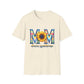Colorful Mom Sunflower T-Shirt - Perfect Gift for Mother's Day, Birthday, Family Gatherings, Stylish Summer Wear