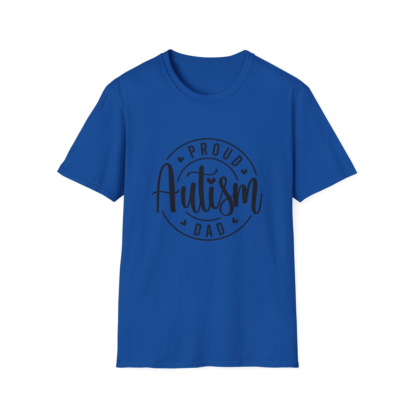 Proud Autism Dad T-Shirt | Unisex Softstyle Tee, Gift for Dads, Autism Awareness Apparel, Family Day, Special Needs Clothing