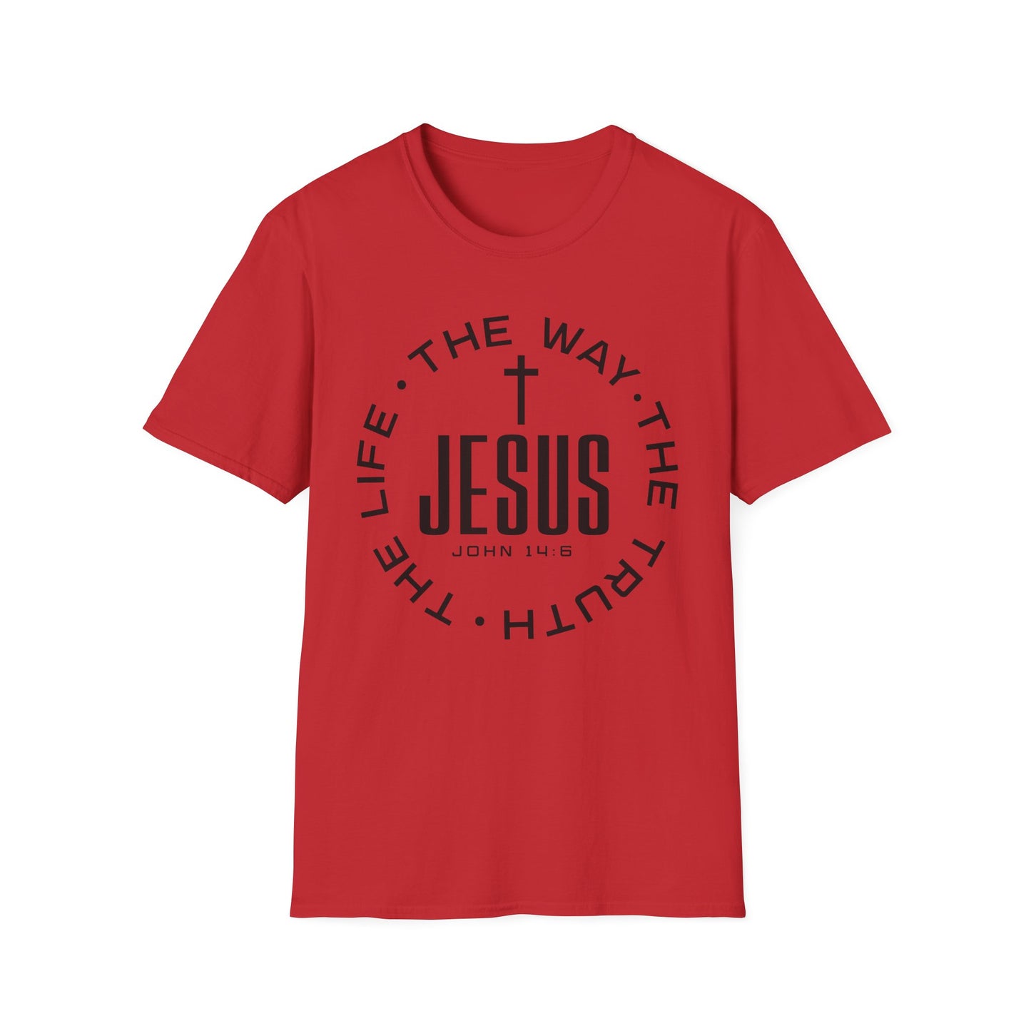 Jesus John 14:6 T-Shirt — The Way, The Truth, The Life Christian Tee