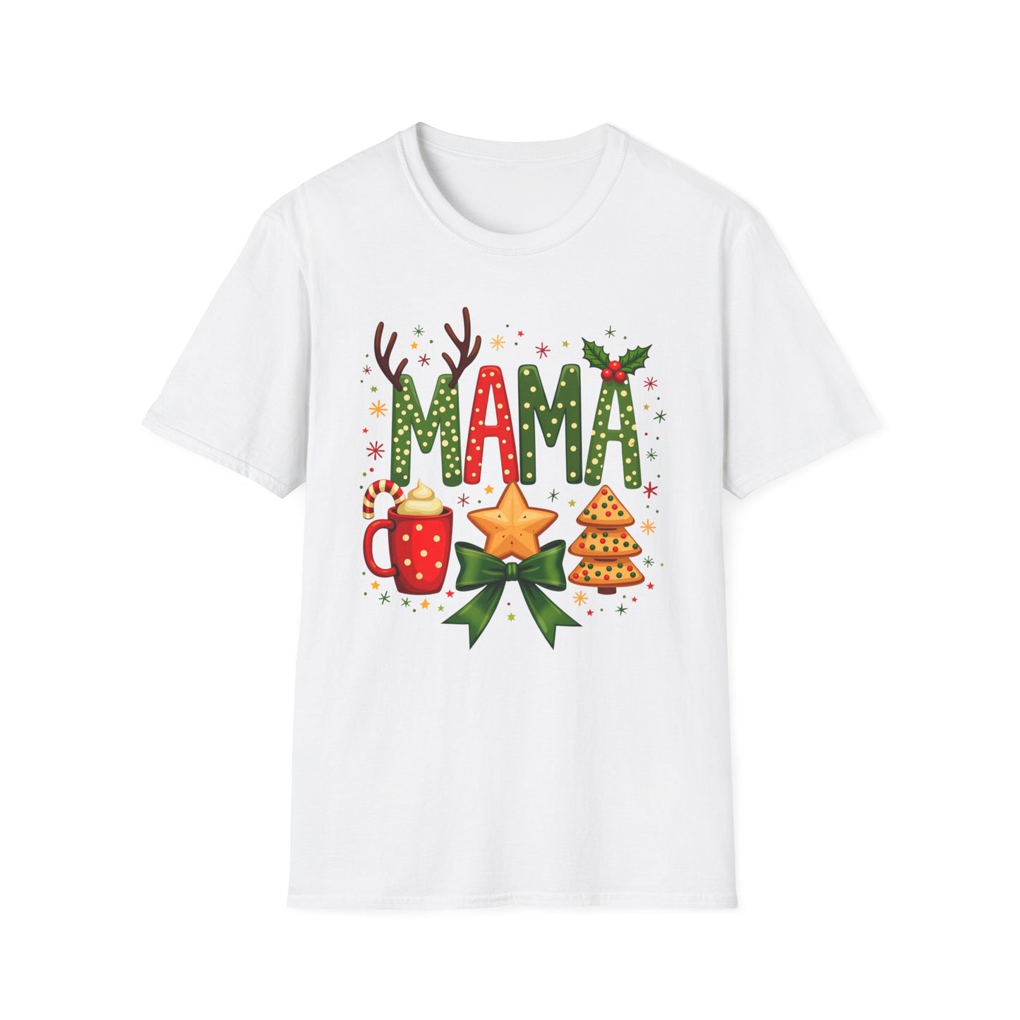 Mama Christmas T-Shirt for Holiday Cheer