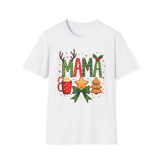 Mama Christmas T-Shirt for Holiday Cheer