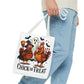 Halloween Chick or Treat Tote Bag