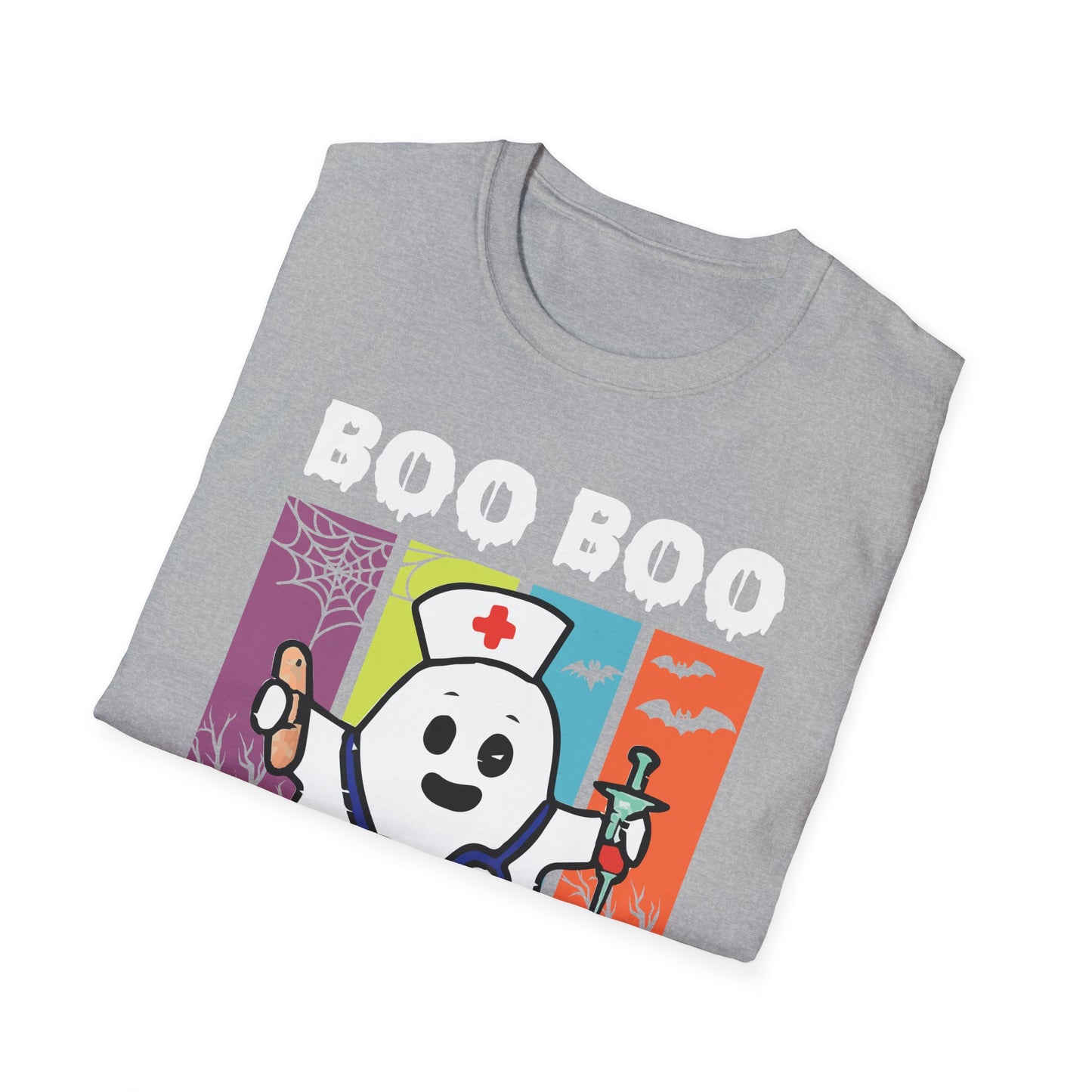 Boo Boo Crew Halloween T-Shirt | Unisex Softstyle Tee for Costume Parties, Fun Events, Trick-or-Treating