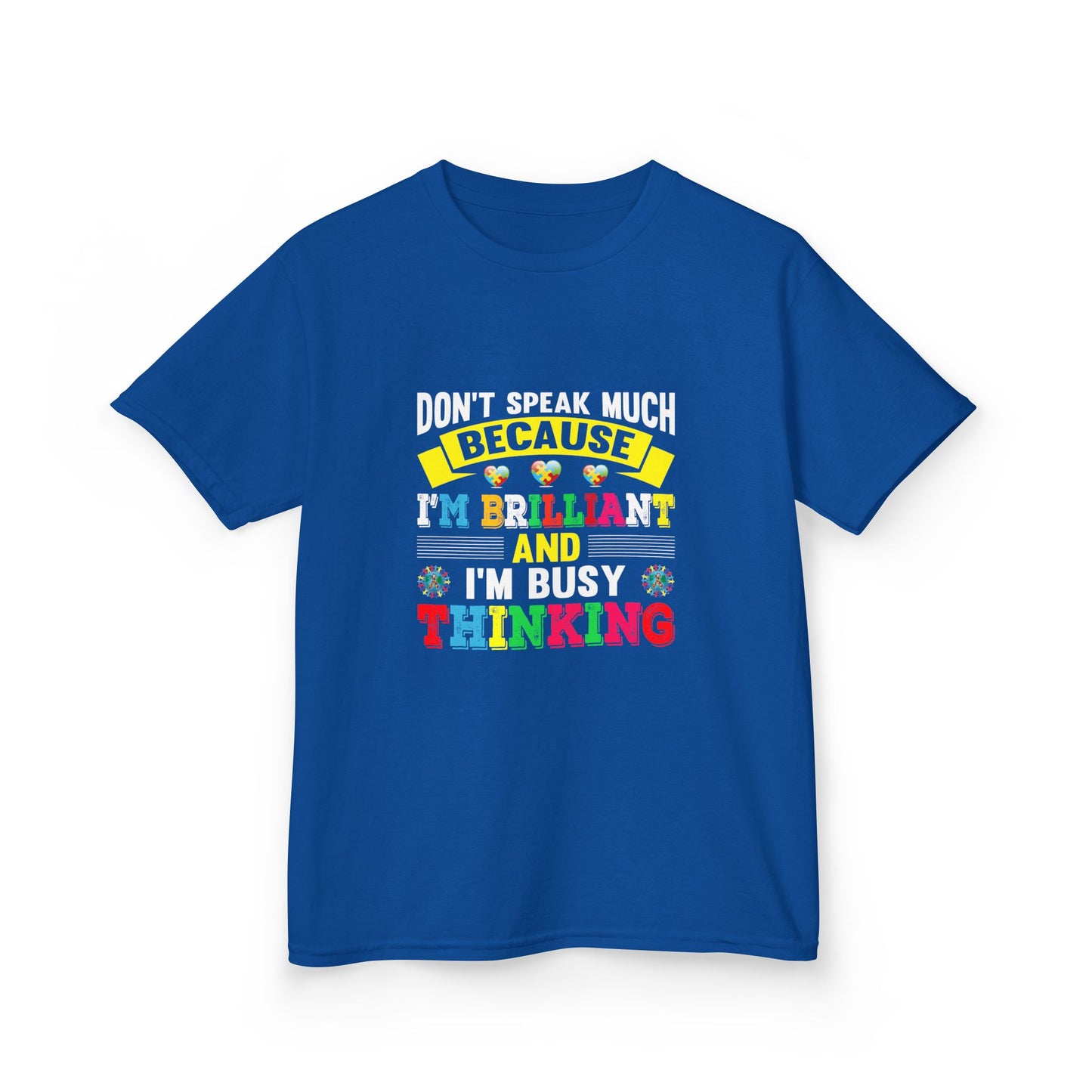 Brilliant Thinker Kids Tee - Fun Graphic T-Shirt, Gift for Bright Kids, School Wear, Birthday Present, Motivational Top