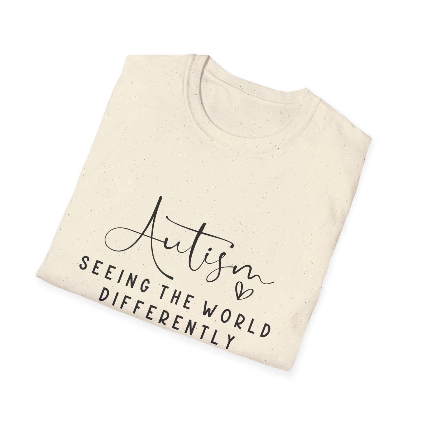 Autism Awareness Unisex Softstyle T-Shirt, See the World Differently Tee, Autism Support Shirt, Gift for Autism Advocacy, Unique [...]